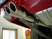 Exhaust Tips are reproduction, MCA correct, rolled edge.